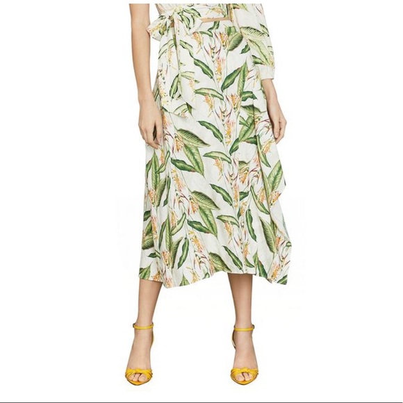 BCBGMAXAZRIA Bird of paradise skirt Size M - Picture 4 of 6